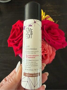 Medium Brown Root Concealer Spray - Temporary Color Touch-Up